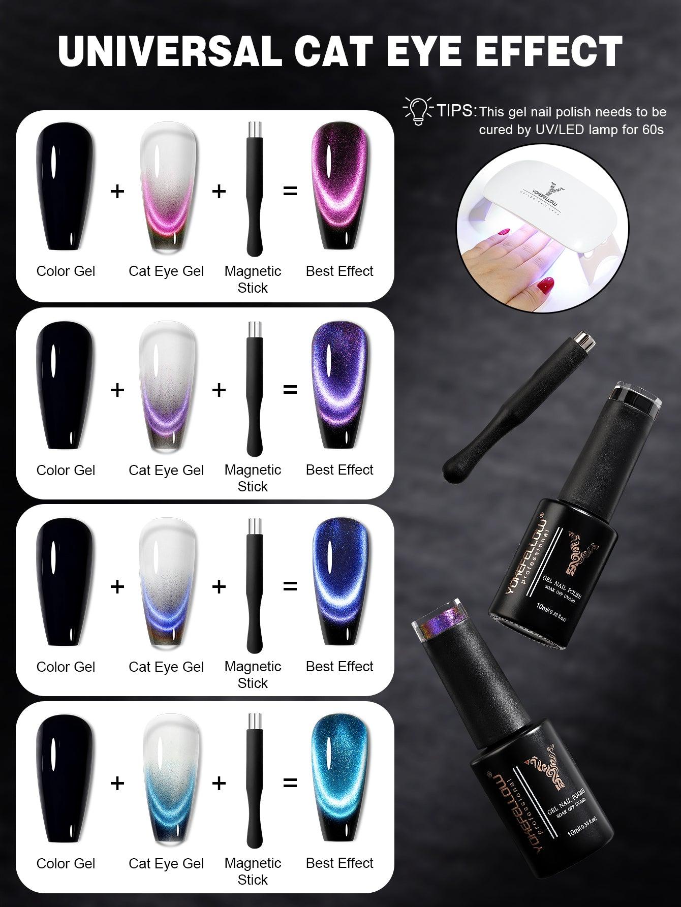 Smalto in gel magnetico Dreamland Cat da 10 ml-YMC107