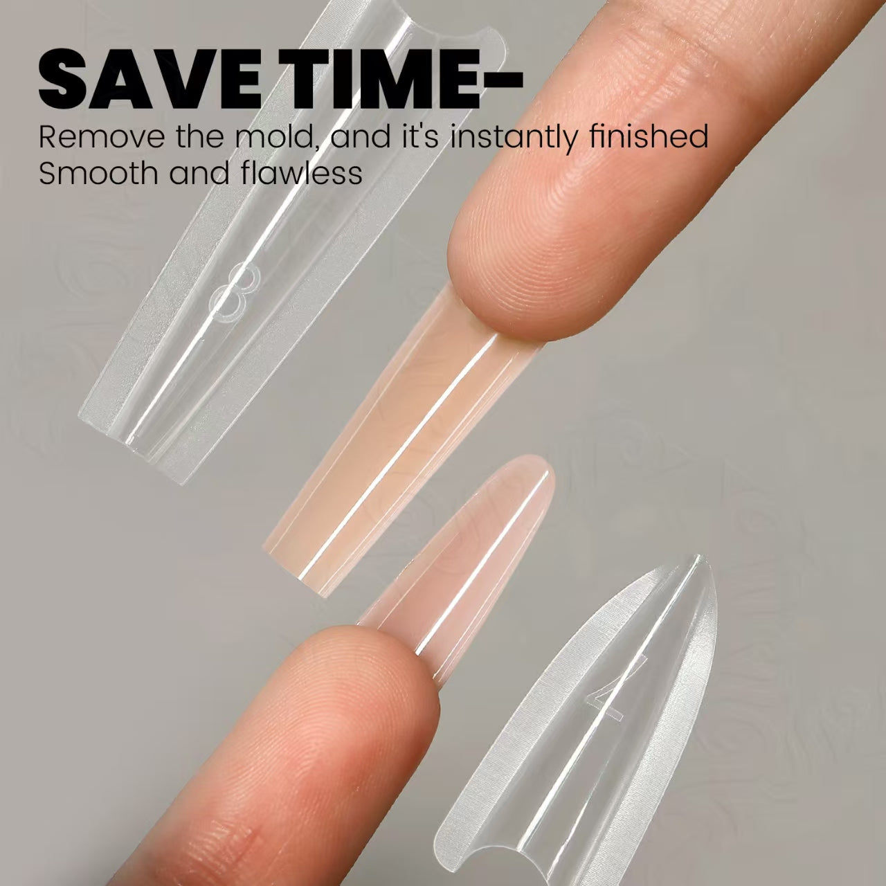 Formes à ongles doubles sandwich