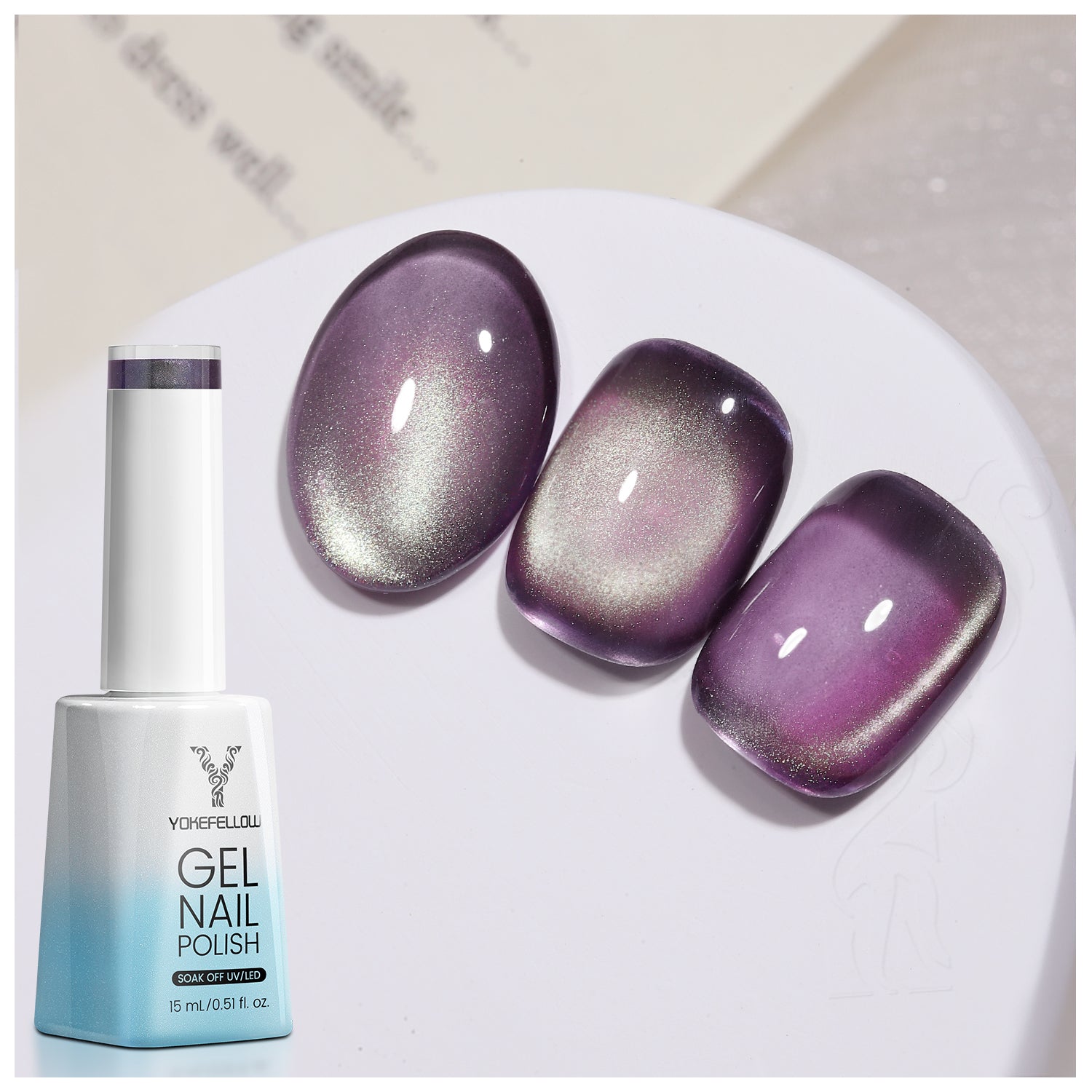 Esmalte en gel magnético para gatos de 15 ml-3706C