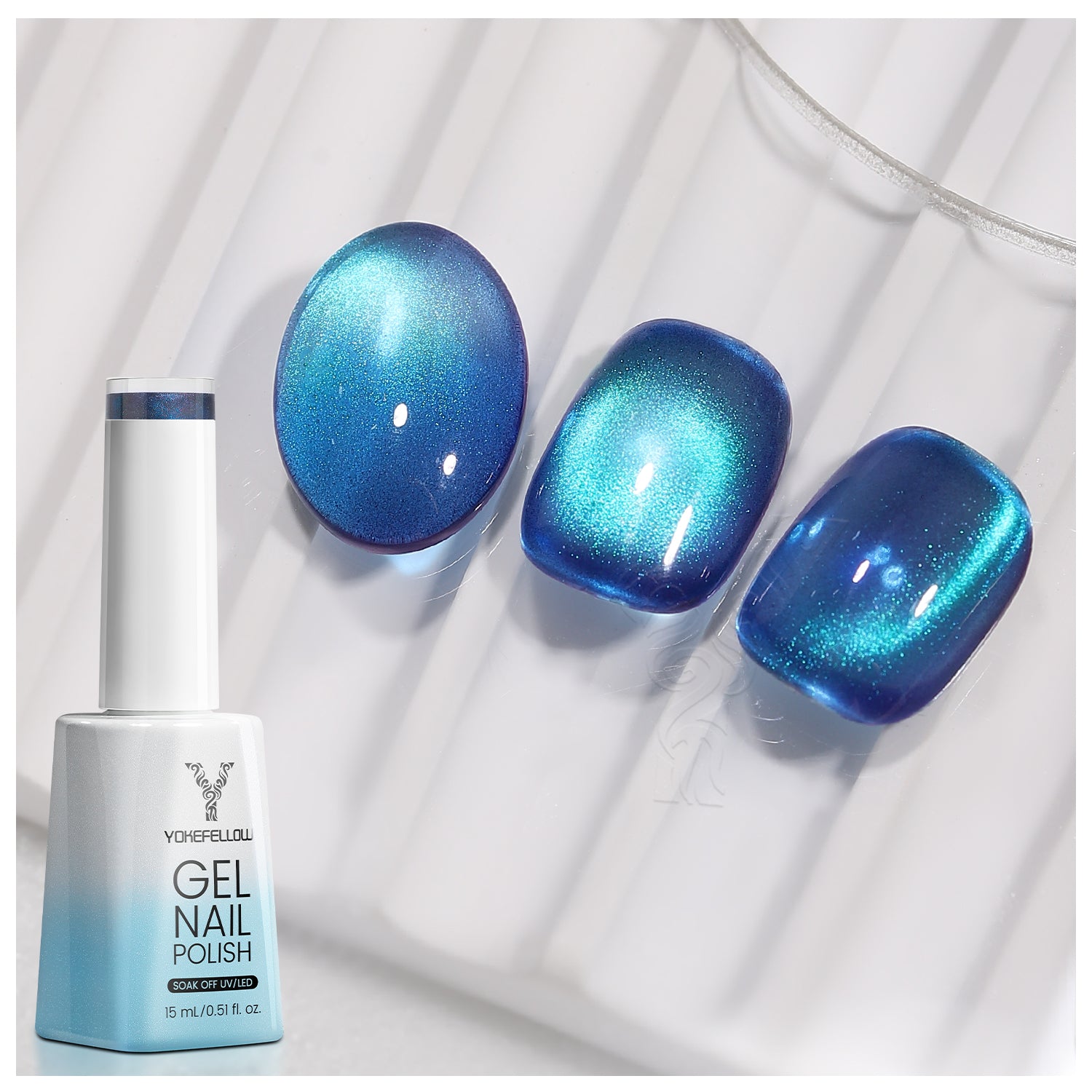 Esmalte de uñas en gel magnético para gatos de 15 ml-3709C
