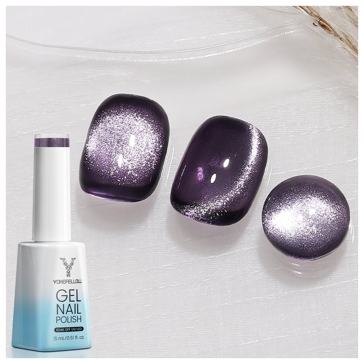 Esmalte en gel magnético para gatos de 15 ml-3710C
