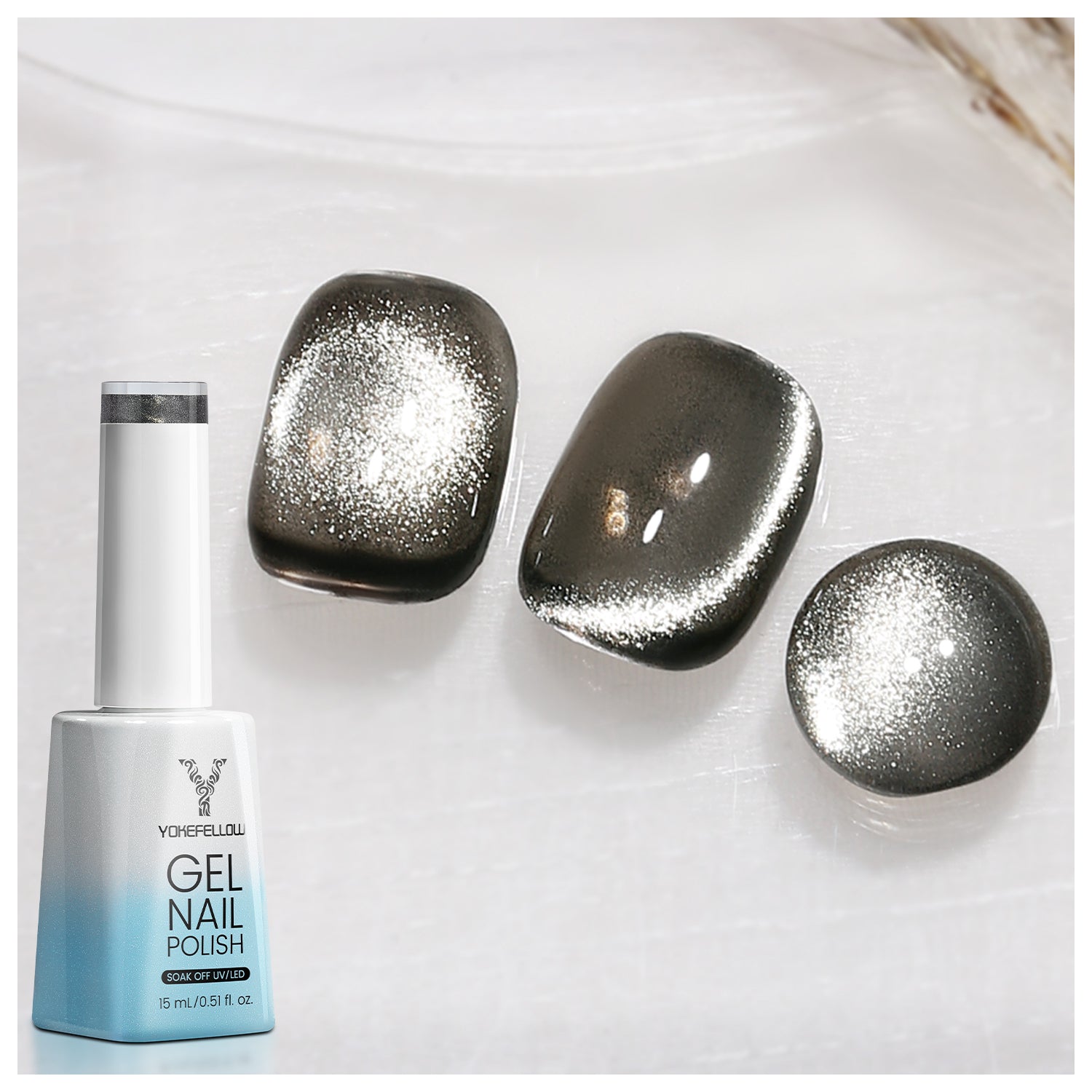 Esmalte en gel magnético para gatos de 15 ml-3711C
