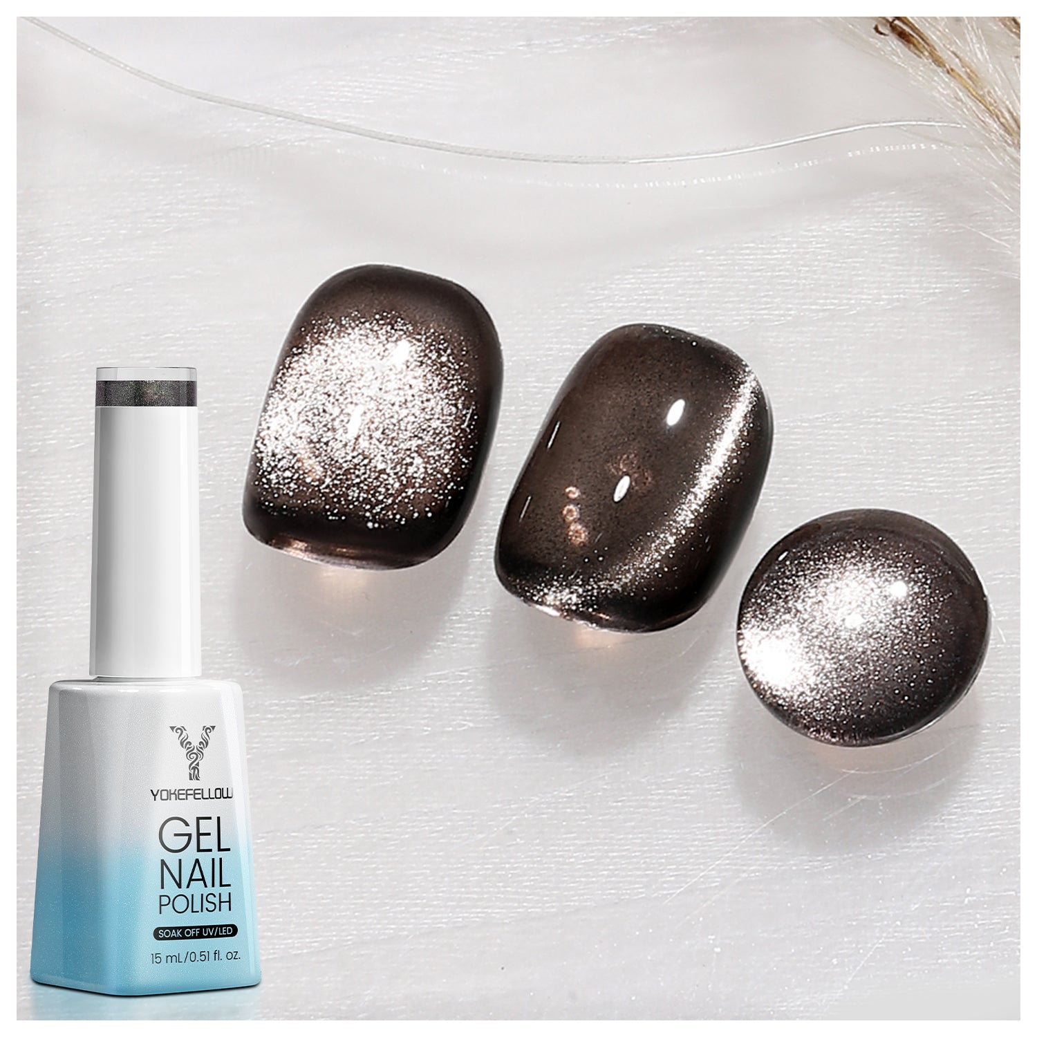 Esmalte de Gel Magnético para Gatos 15ML-3712C