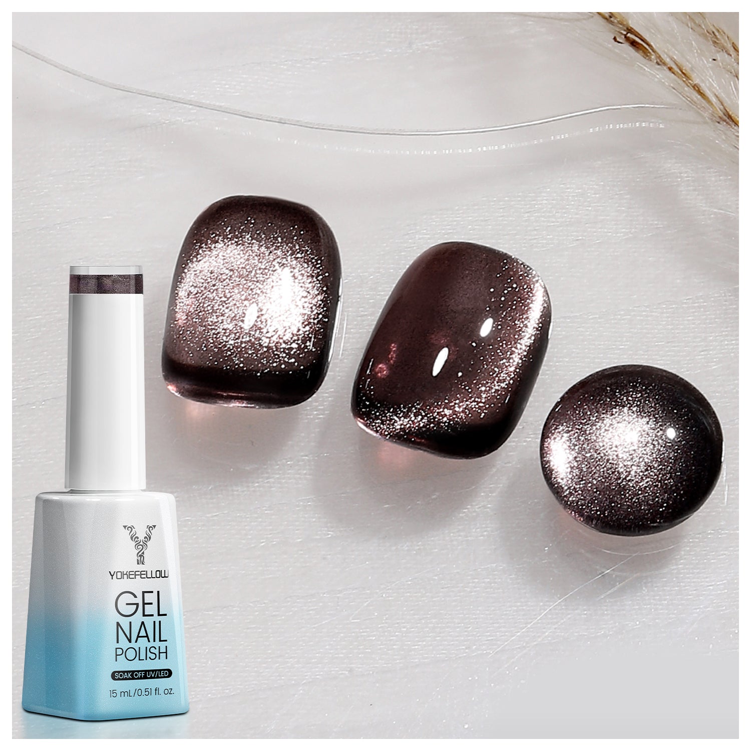 Esmalte en gel magnético para gatos de 15 ml-3713C