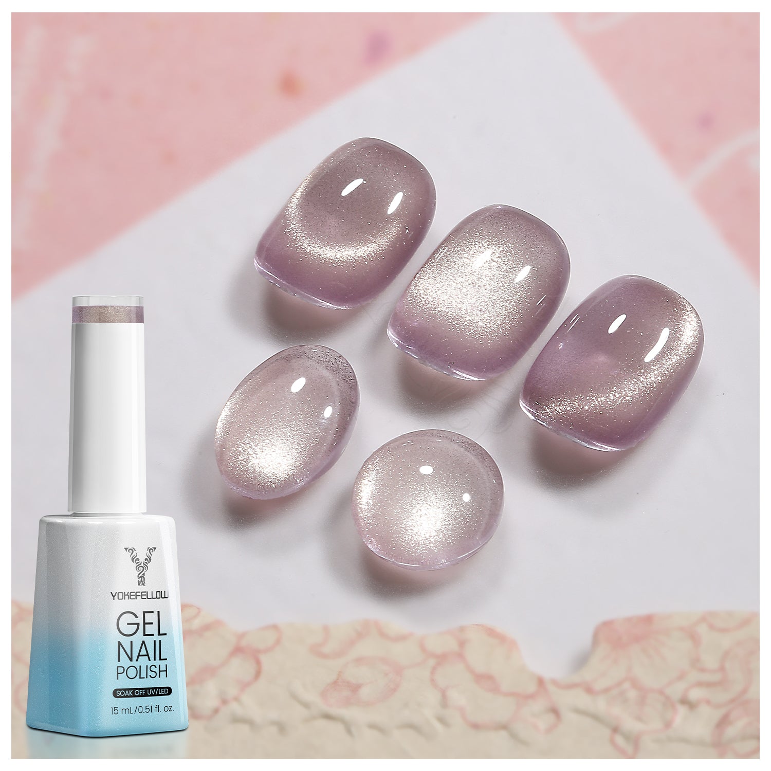 Esmalte de Gel Magnético para Gatos 15ML-3714C