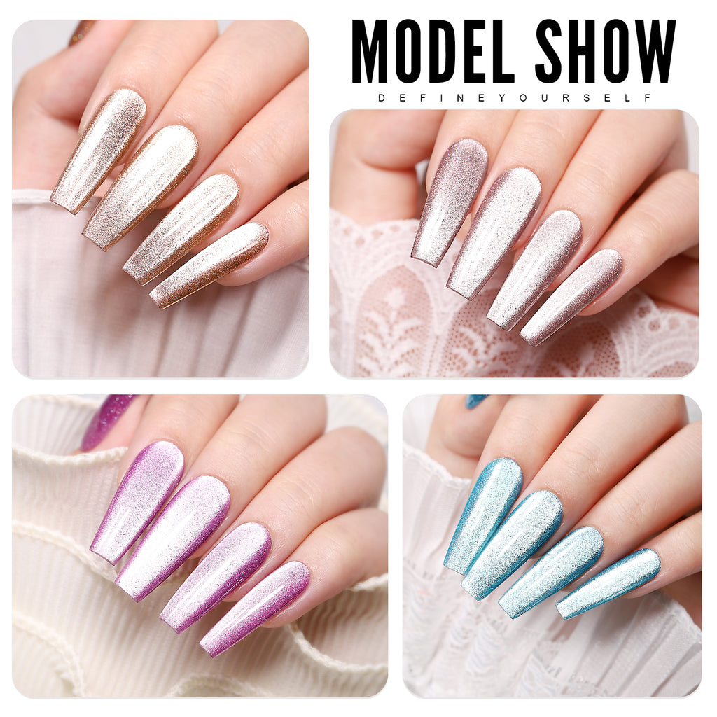 Cat Magnetic Series-6 Colors Gel Polish Set - YokefellowBeauty