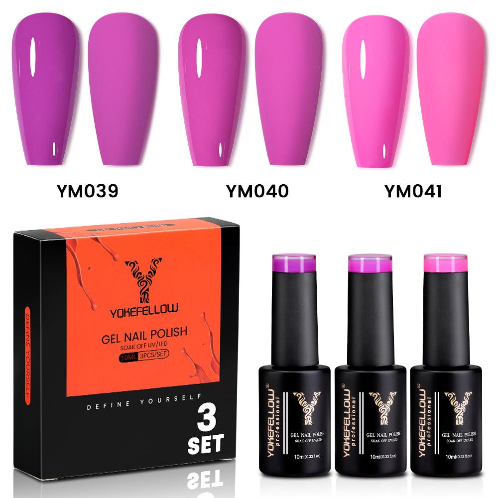 Pink Series-3 Colors Gel Polish Set