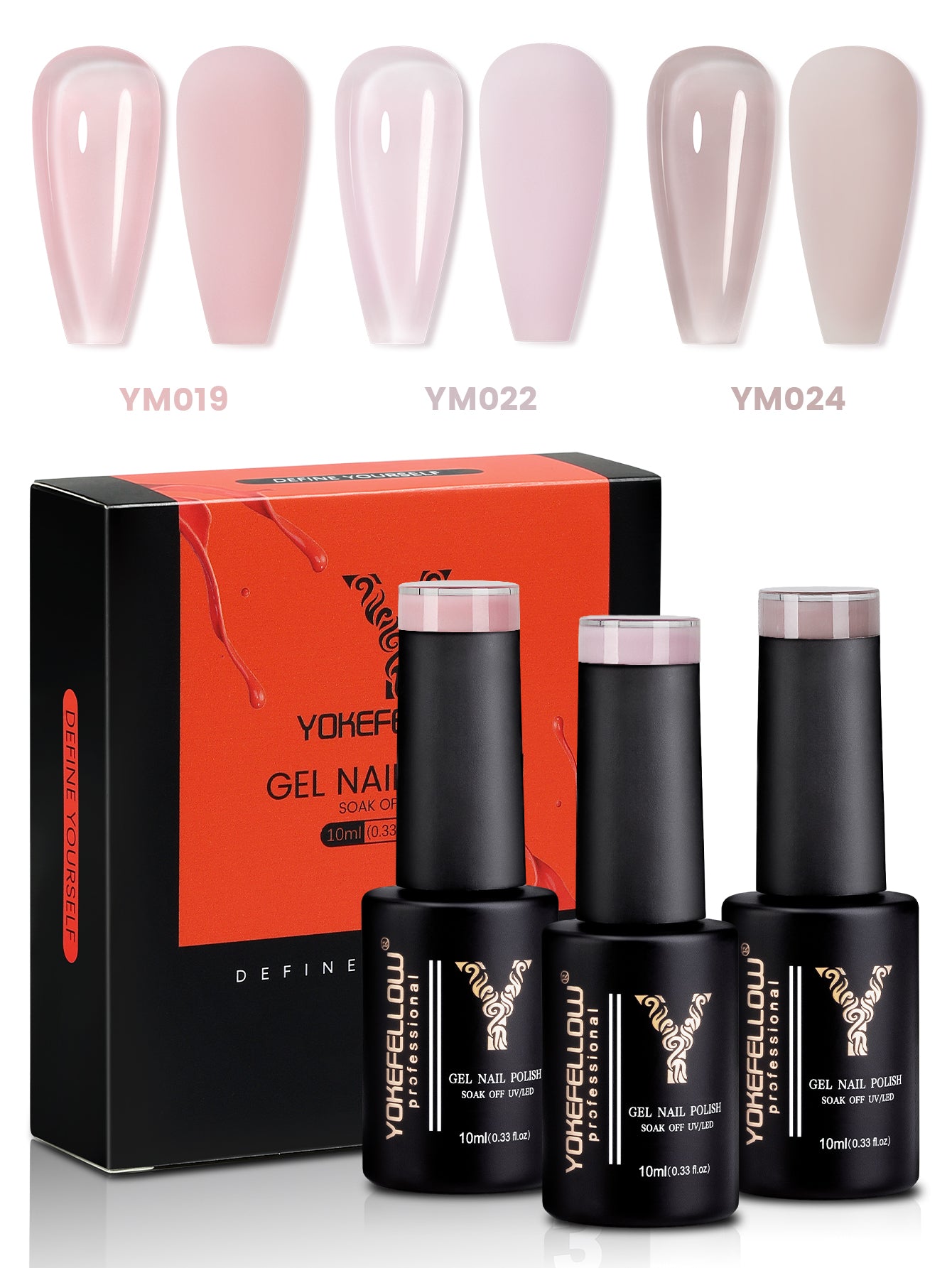 Spring Series-3 Colors Gel Polish Set