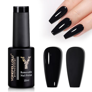 10ML Gel Polish-Black - YokefellowBeauty