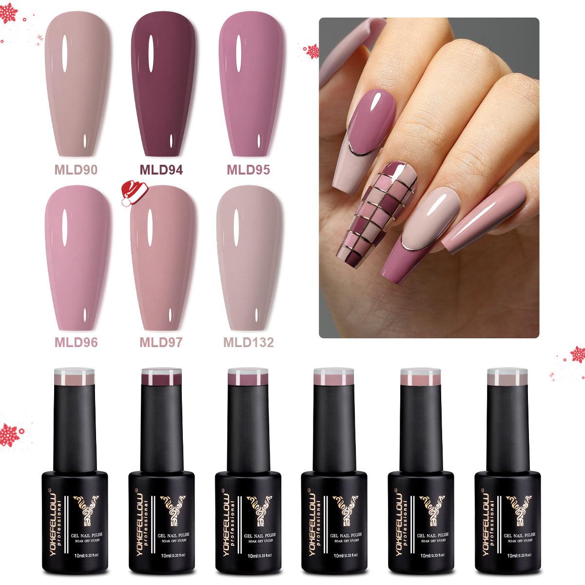 Pink Series-6 Colors Gel Polish Set