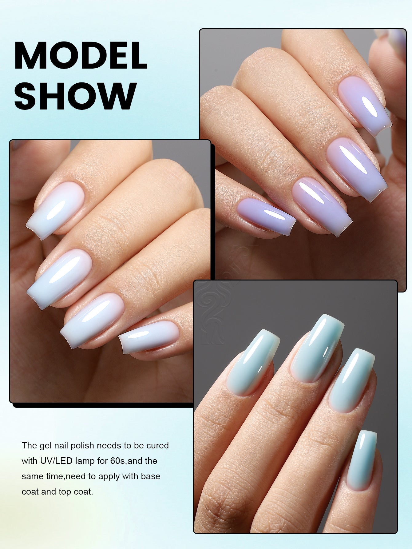 Rubber Base Gel-6PCS Gel Polish Set