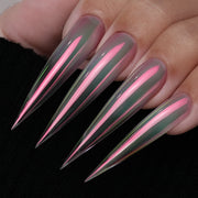 GleamTap Cushion Aurora Chrome Nail Powder -GT119 Whisper