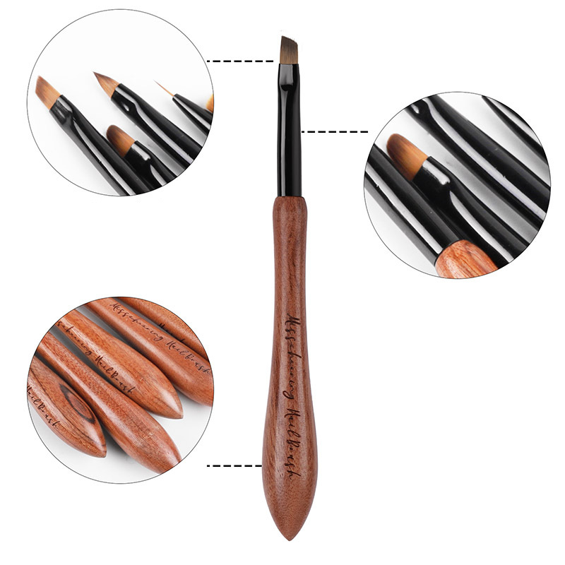 Wood Handle Nail Brush-B-019 - YokefellowBeauty