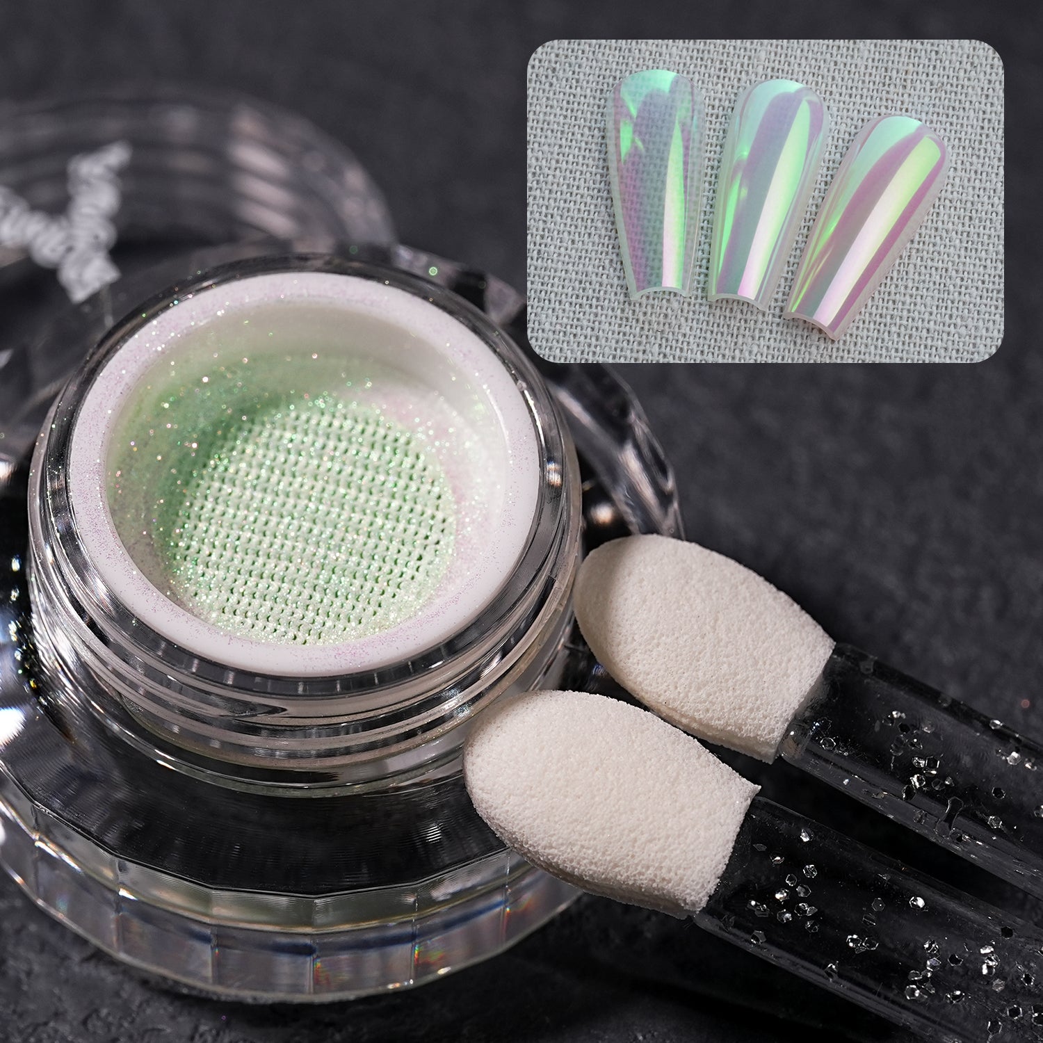 GleamTap Cushion Chrome Nail Powder-GT111-GT311