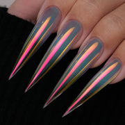 GleamTap Cushion Aurora Chrome Nail Powder -GT118 Blush Tide