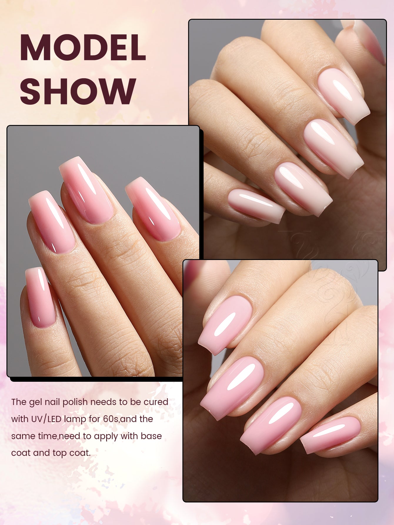 Rubber Base Gel-6PCS Gel Polish Set