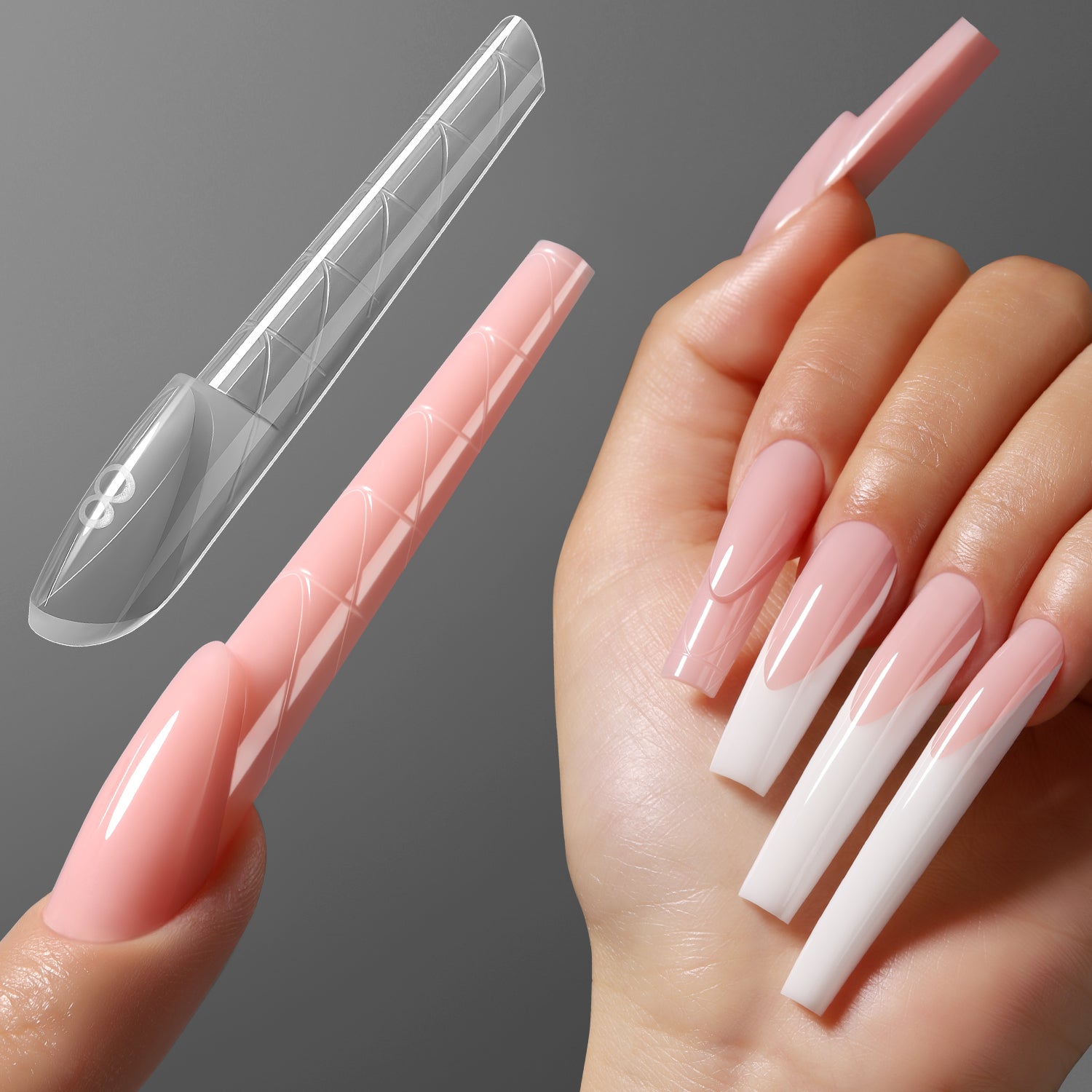 Stiletto ImMaster 3D Reverse French Dual Form-IM112