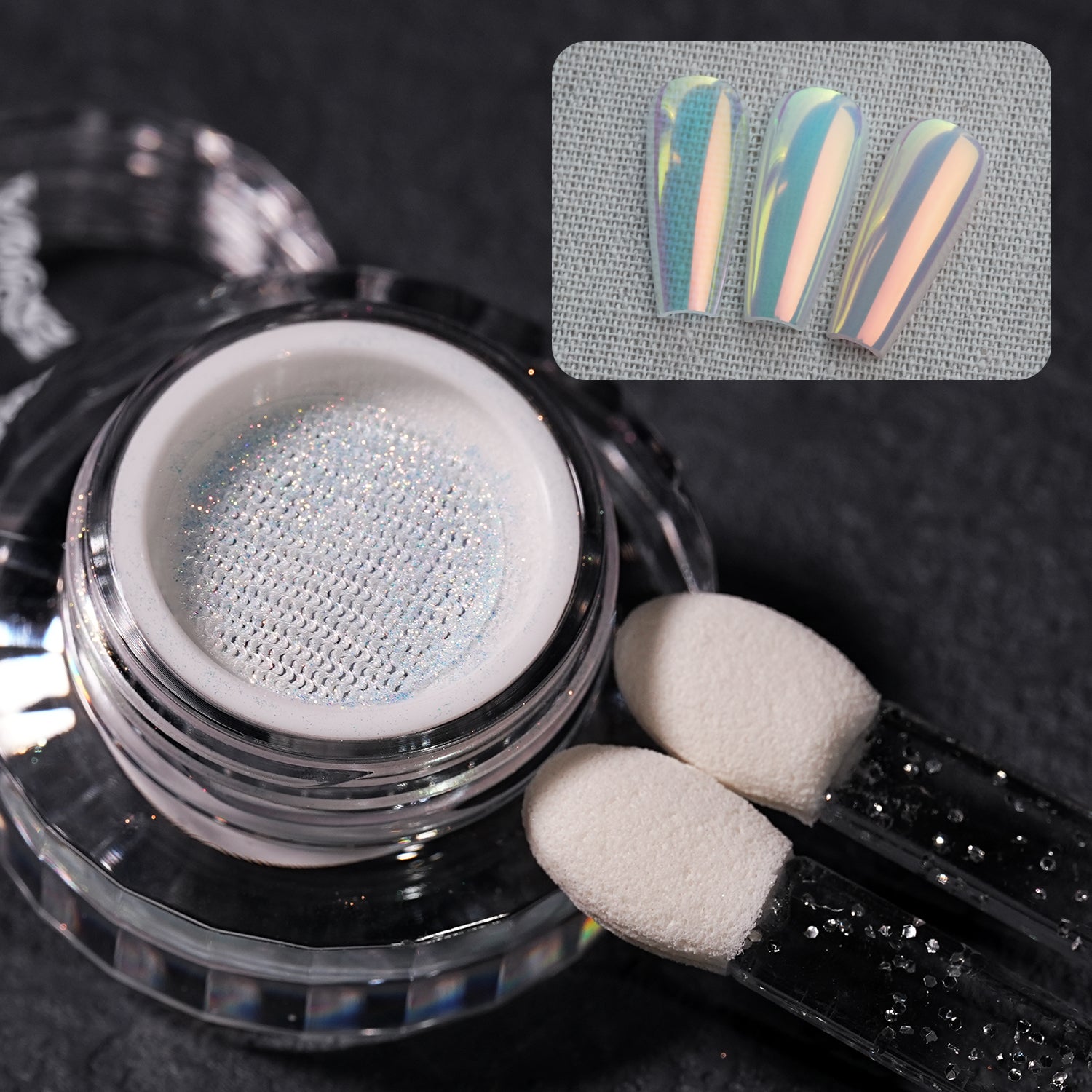 GleamTap Cushion Chrome Nail Powder-GT111-GT311