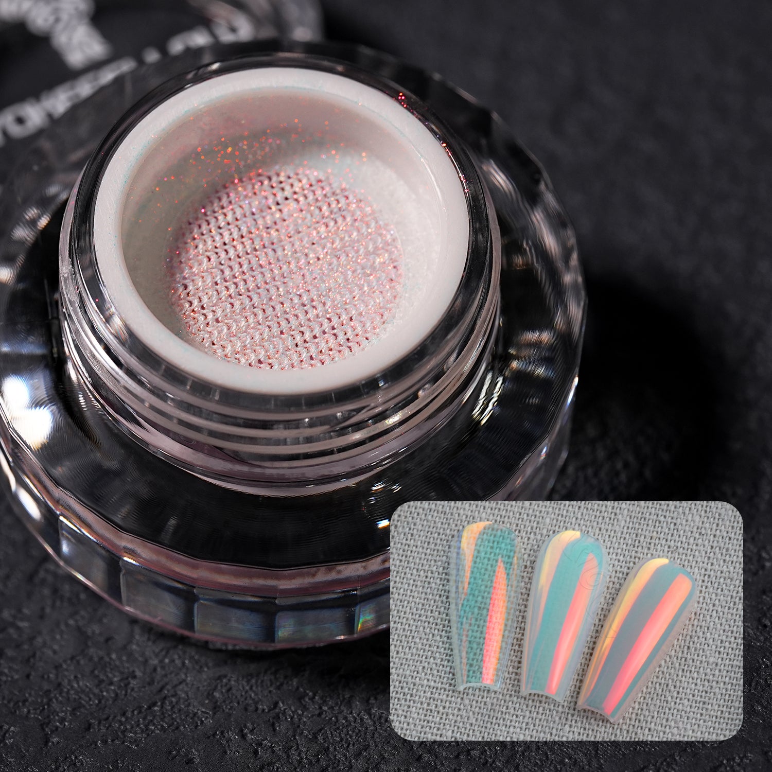 GleamTap Cushion Magic White Chrome Nail Powder-GT211 Magic White