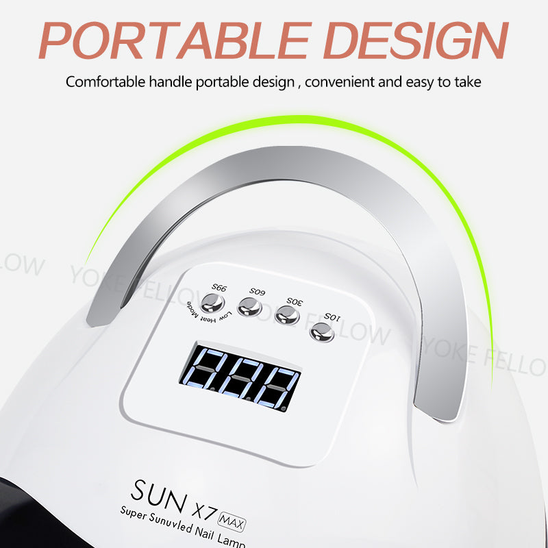 180W Electric Nail Lamp-SUN X7 Max - YokefellowBeauty