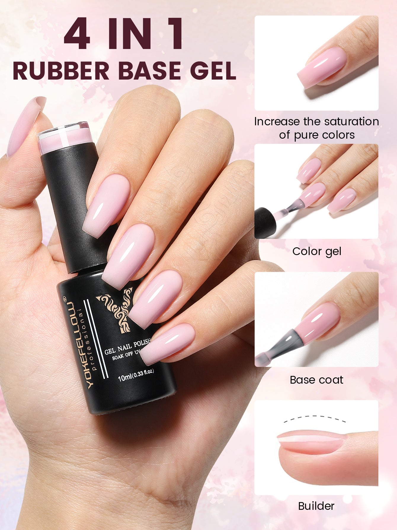 Rubber Base Gel-6PCS Gel Polish Set