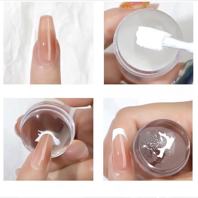 Transparent Silicone Nail Art Stamper-T035 - YokefellowBeauty