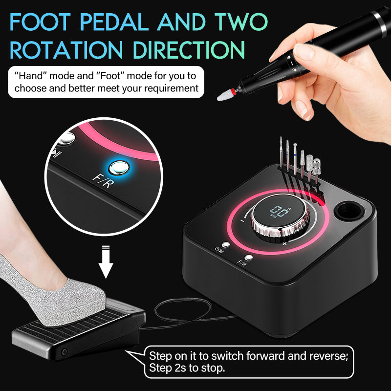 40000RPM Electric Nail Drill-YK-601 - YokefellowBeauty