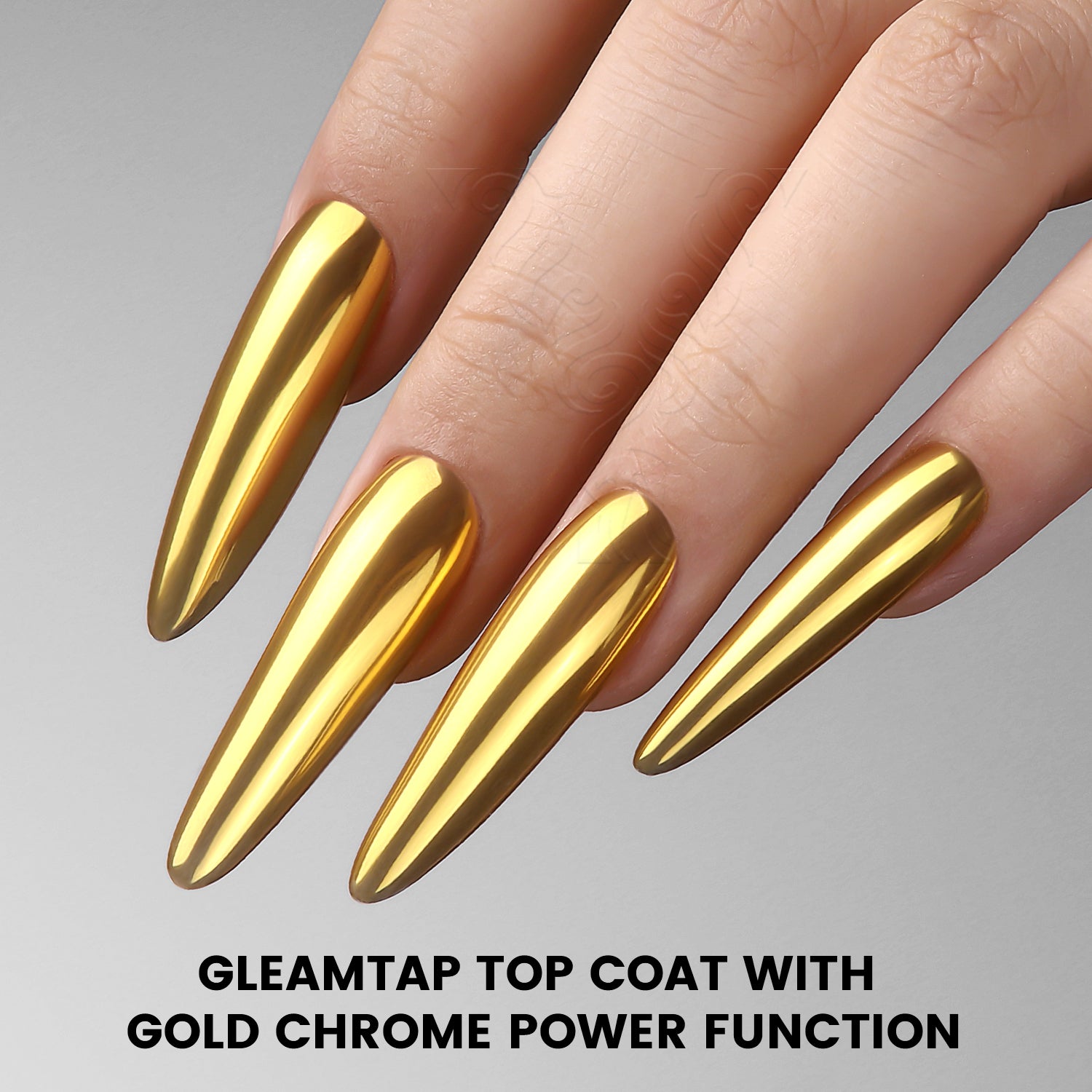 GleamTap Top Coat for Chrome Powder-5PCS Pack