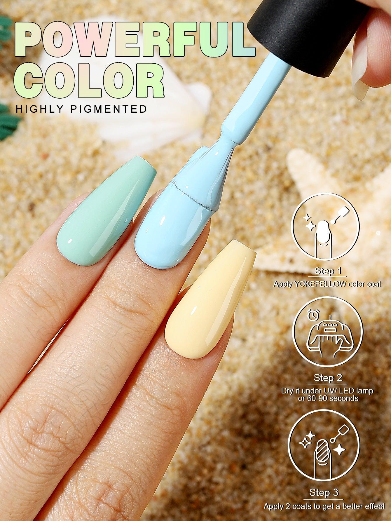 Ensemble de vernis gel Macaron Series-6 couleurs