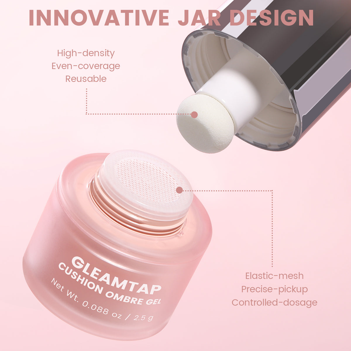 GleamTap Cushion Ombre Painting Gel Kits-GTKIT-OB1