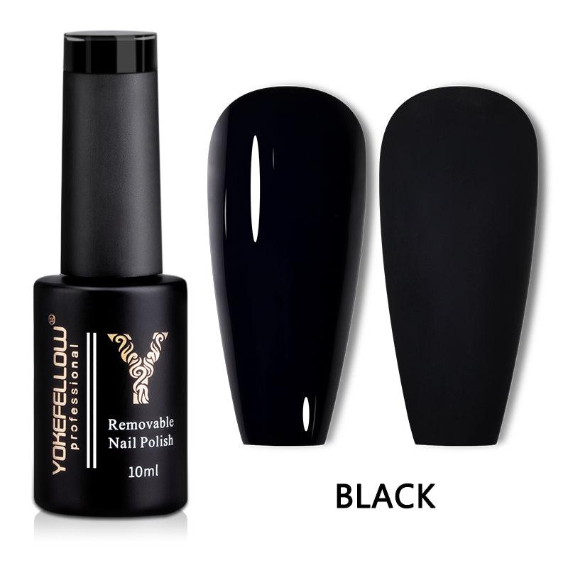 10ML Gel Polish-Black - YokefellowBeauty