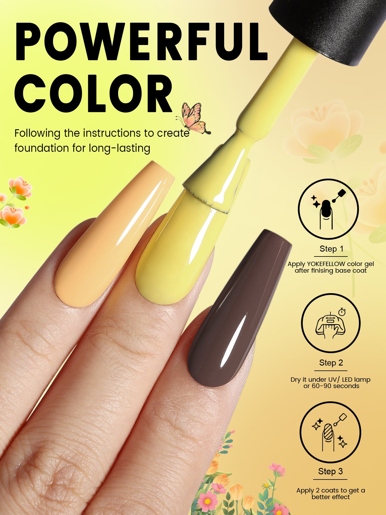Serie Primavera - Set de 6 esmaltes en gel