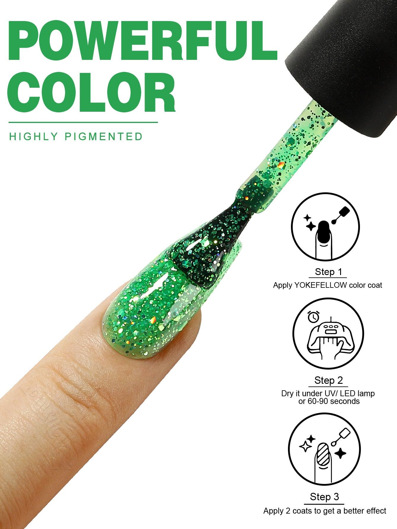 10ML Glitter Gel Polish-YM194