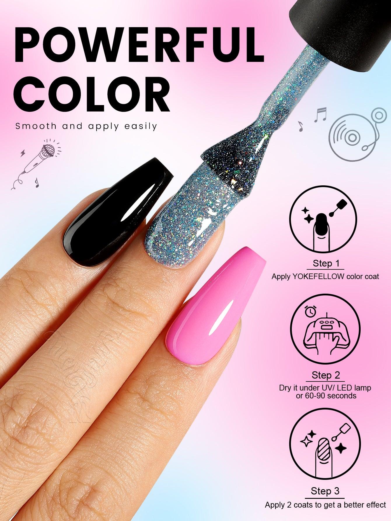 Music Festival Series-Juego de esmaltes en gel de 6 colores