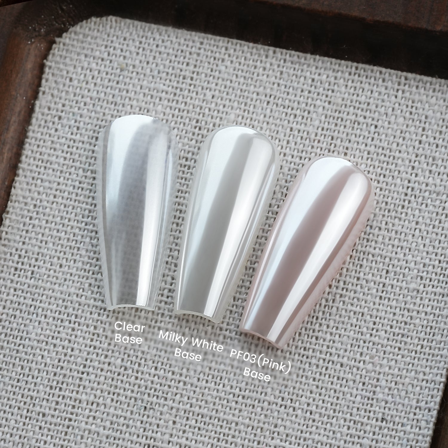 GleamTap Cushion Shell Pearl White Chrome Nail Powder-GT213 Shell Pearl