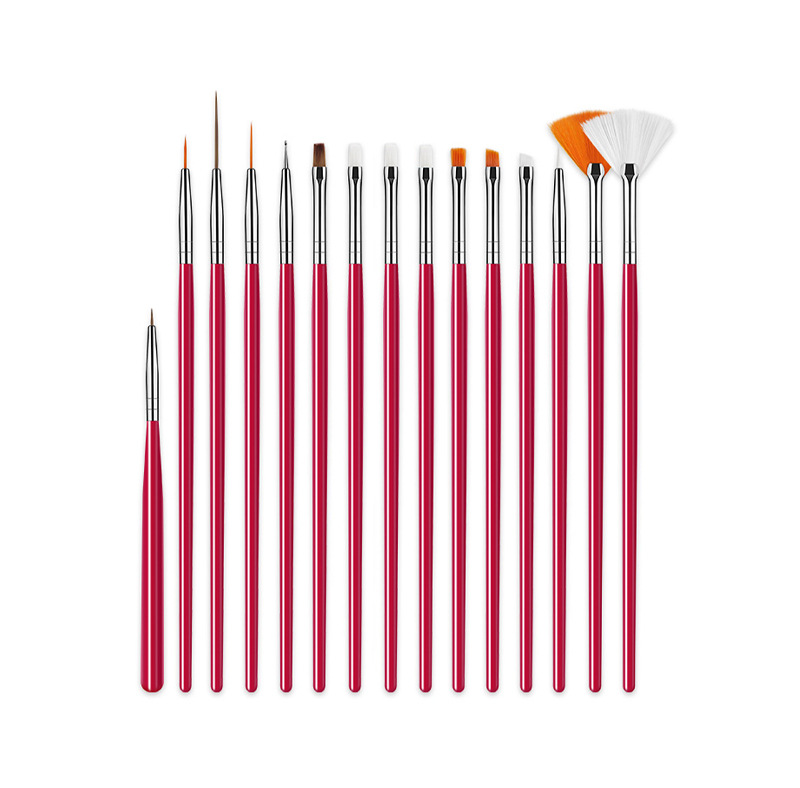 15PCS Nail Art Brush Set-B-001 - YokefellowBeauty