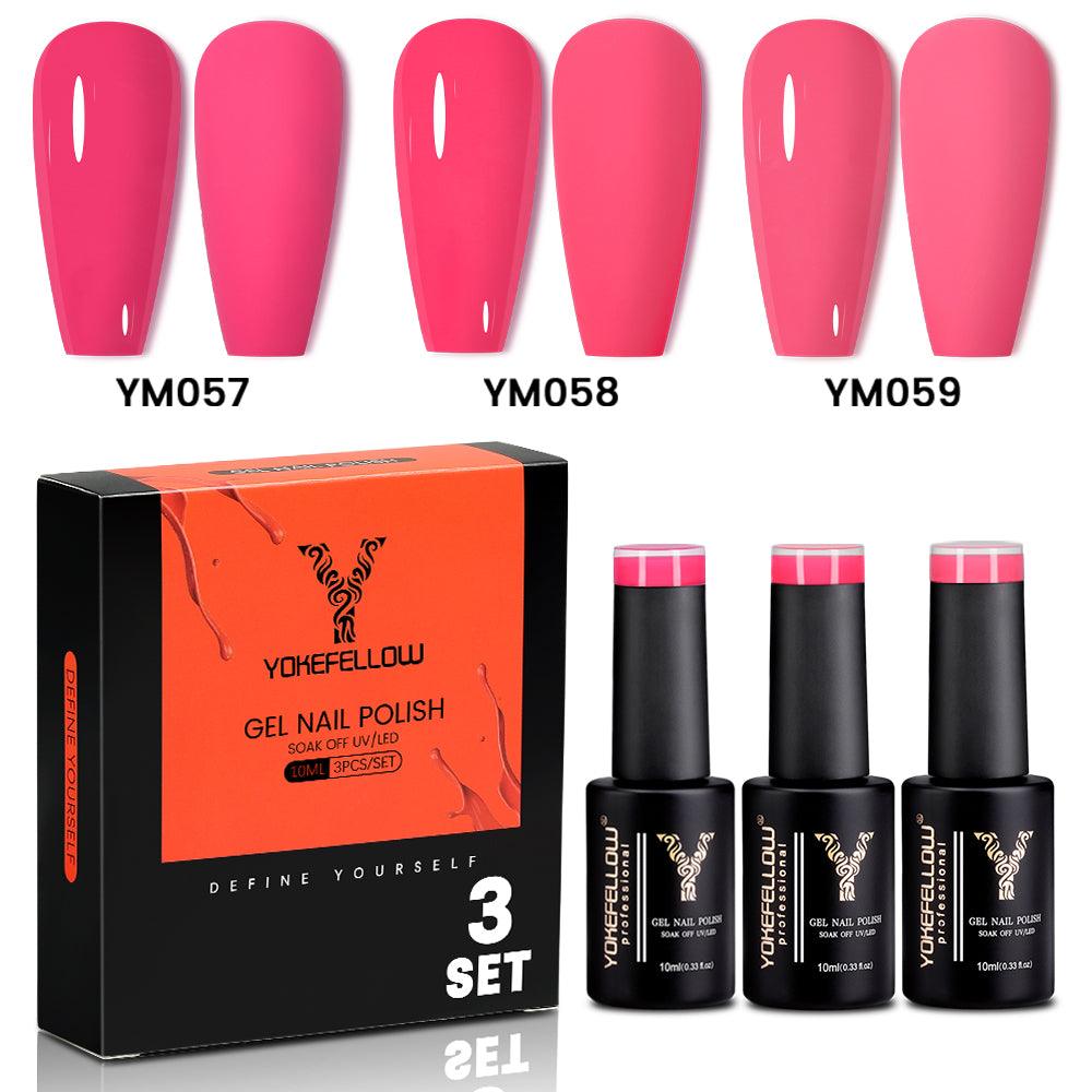 Red Series-3 Colors Gel Polish Set