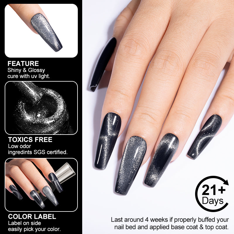 7ml 9D cat magnetic nail gel polish - YokefellowBeauty