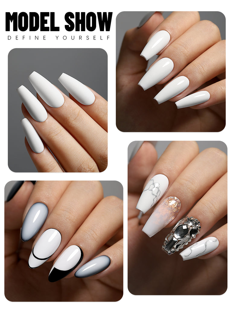 10ML Gel Polish-White - YokefellowBeauty