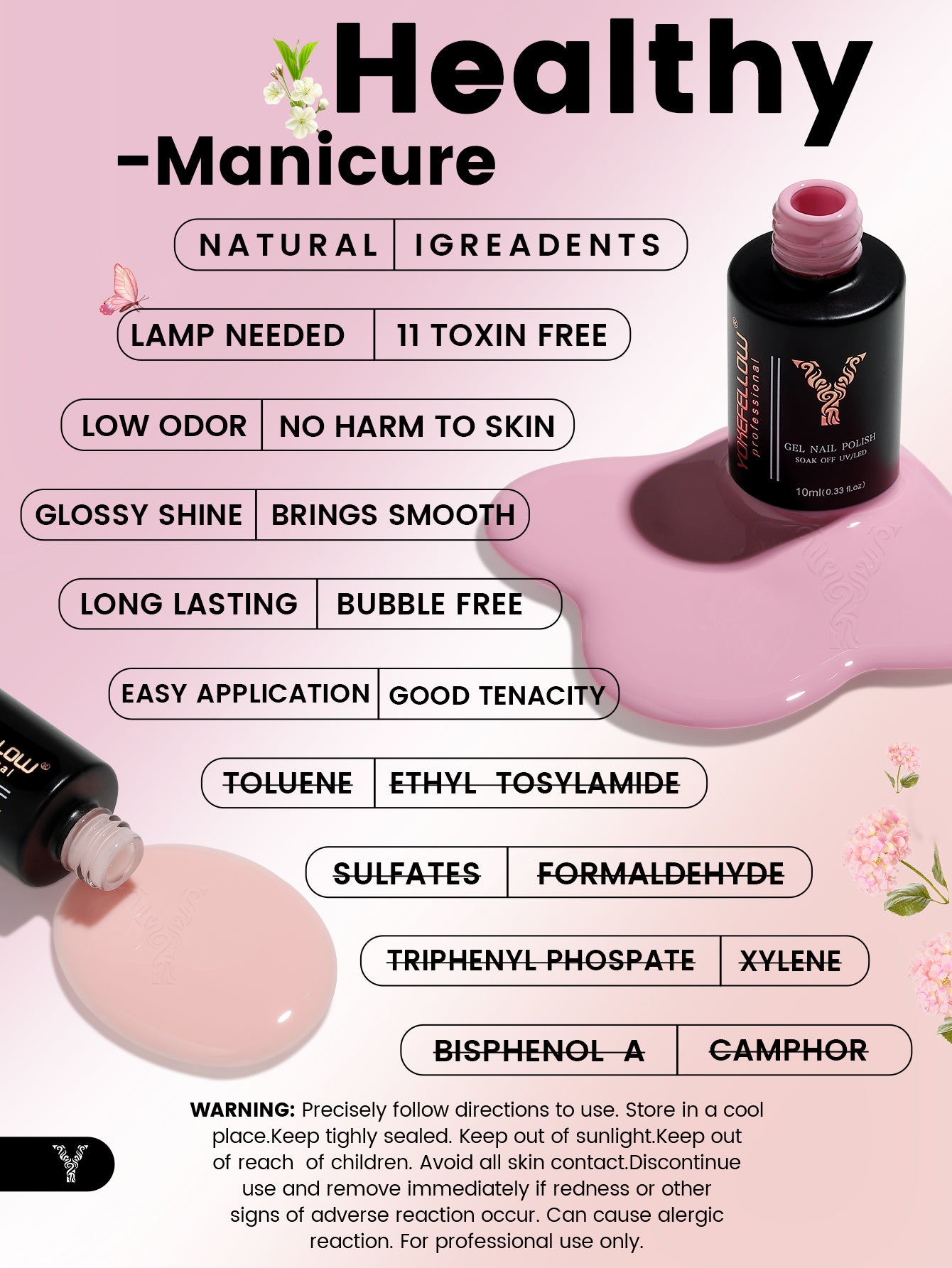 Pink Series-6PCS Gel Polish Set