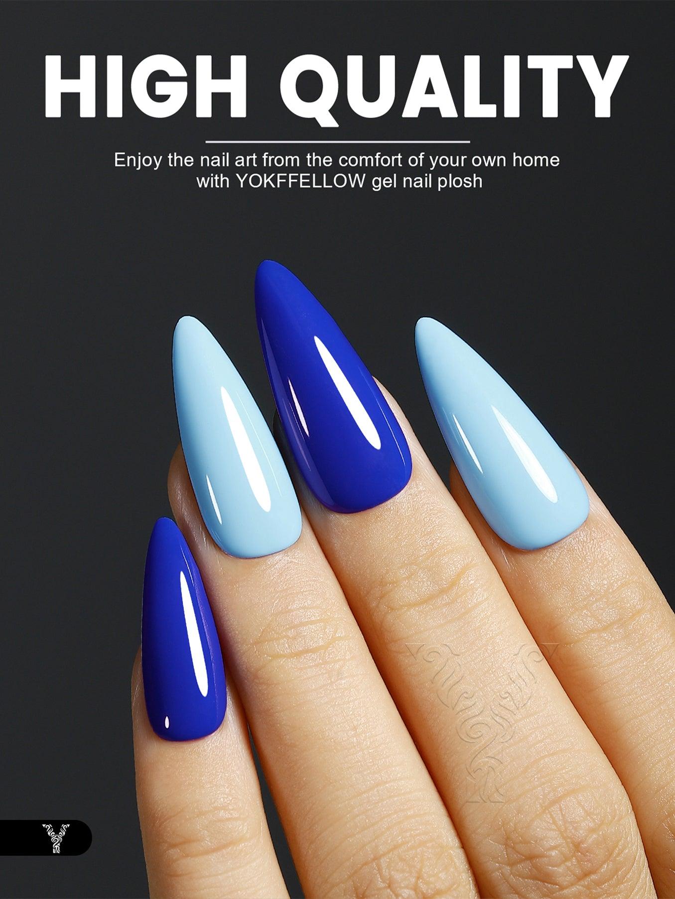Serie Blu - Set di 3 colori di smalto gel