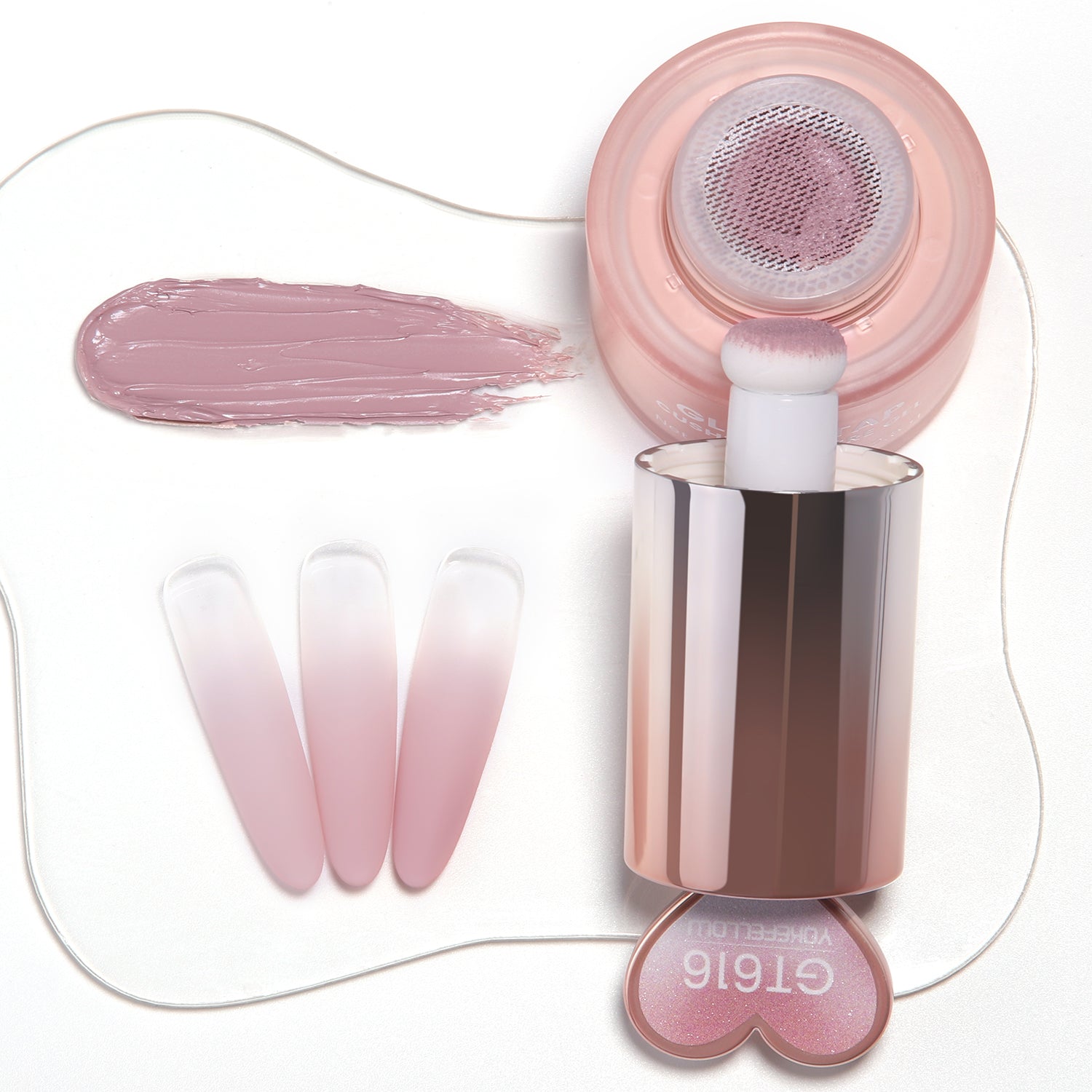 YOKEFELLOW GleamTap Cushion Ombre Painting Gel-GT611