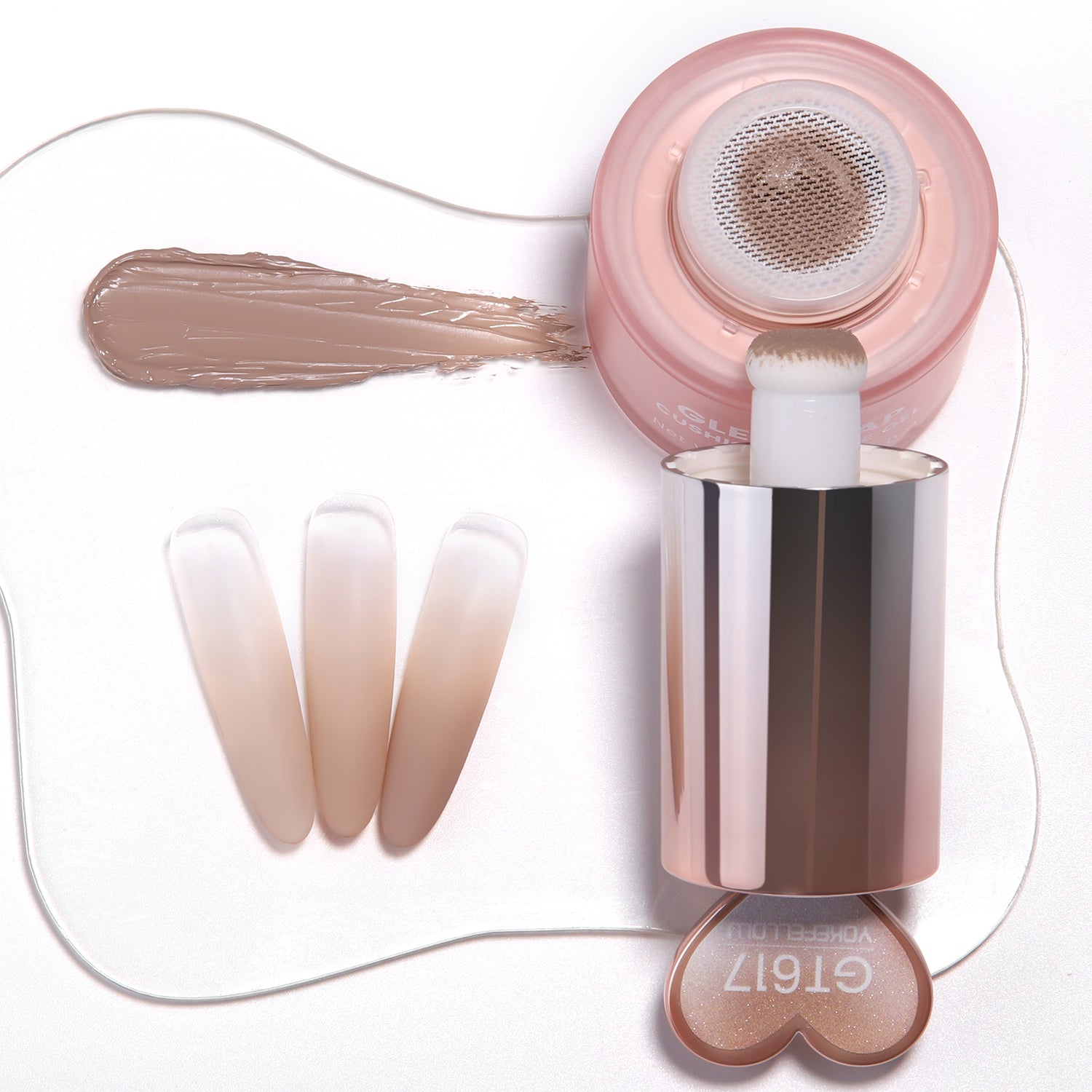 YOKEFELLOW GleamTap Cushion Ombre Painting Gel-GT611