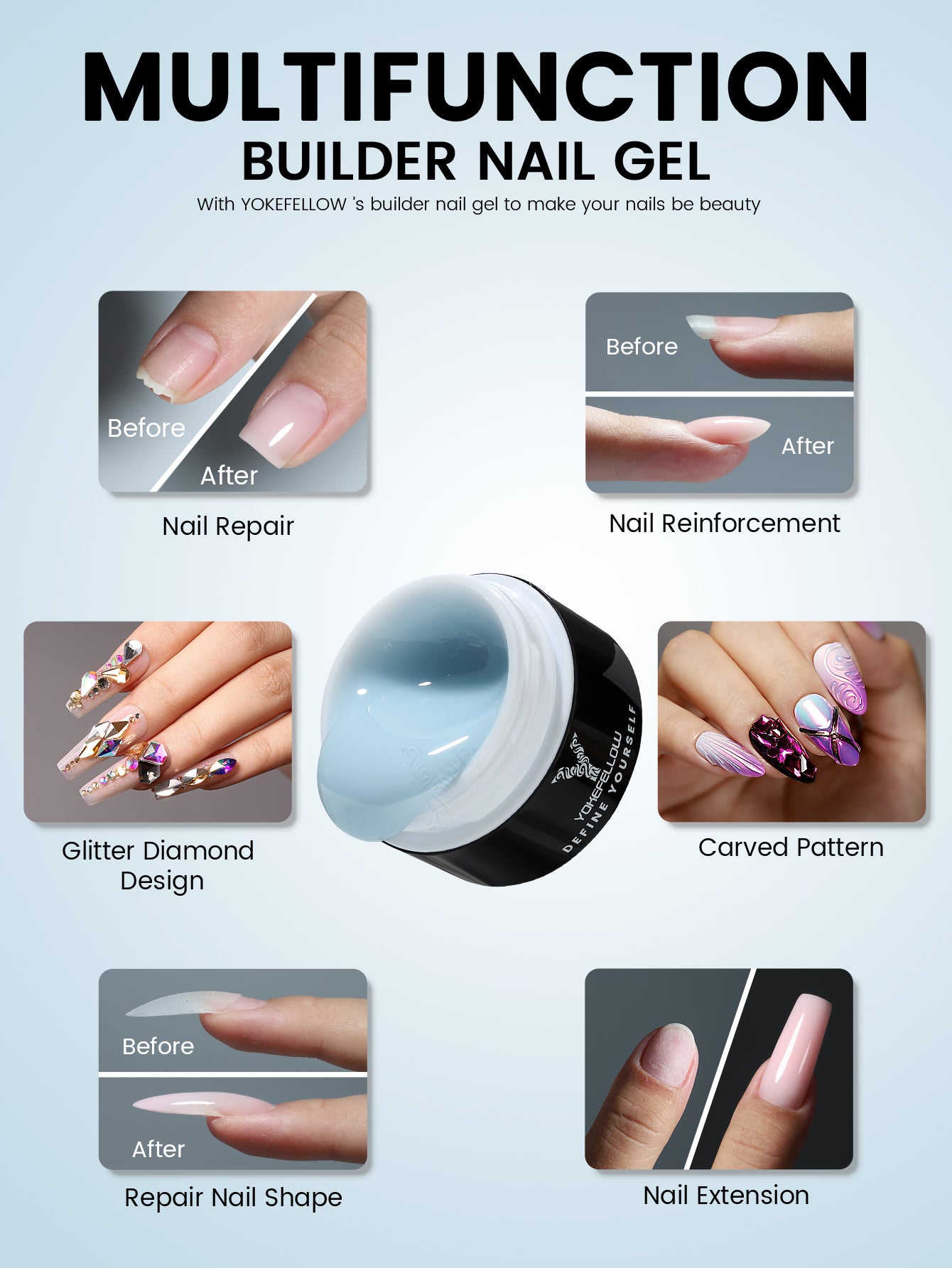 15G Nail Hard Extension Gel-YMH25