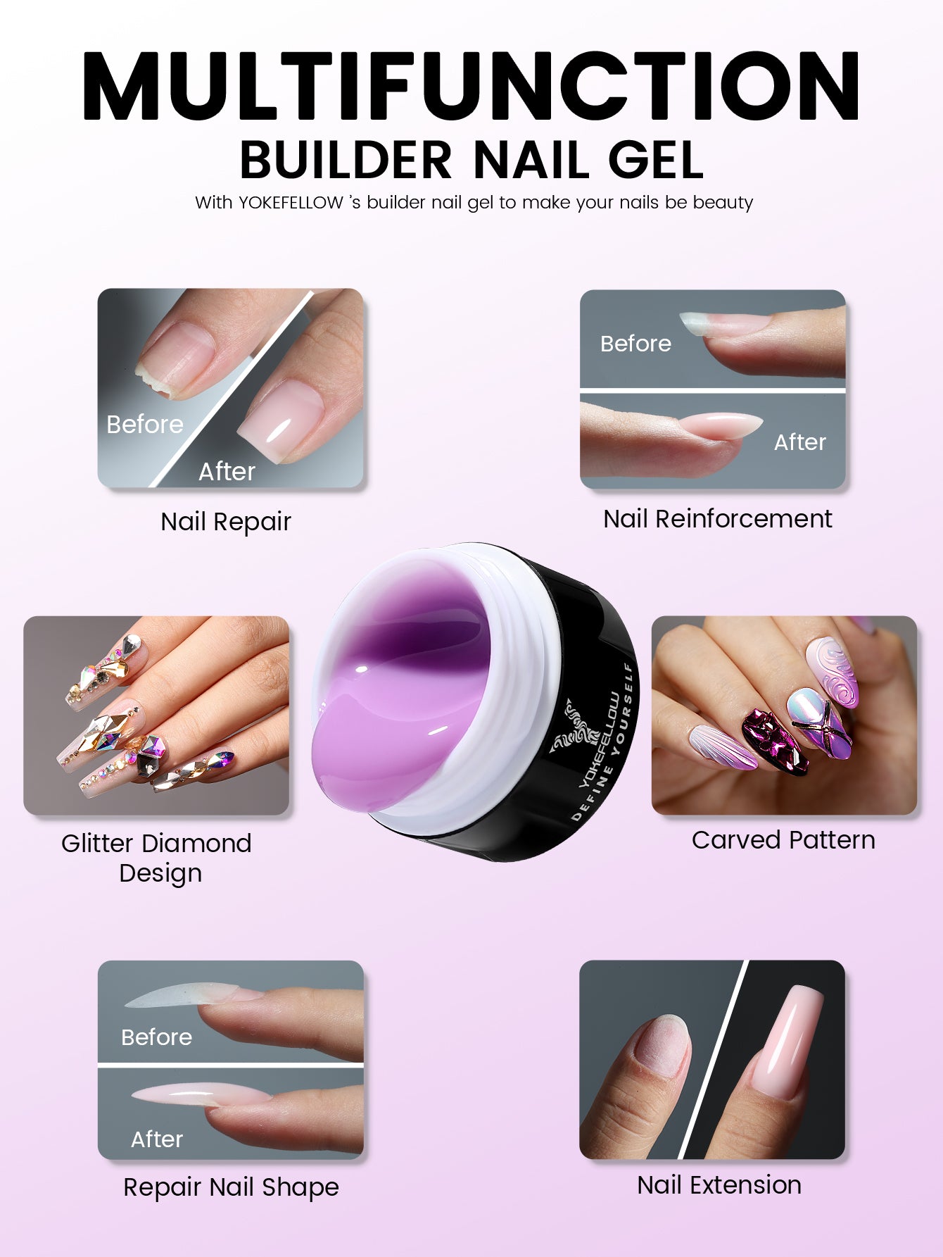 15G Nail Hard Extension Gel-YMH22