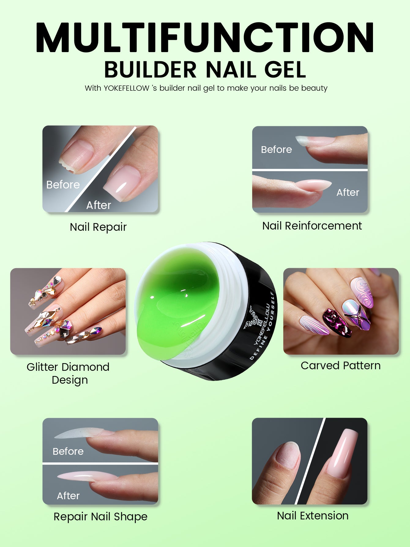 15G Nail Hard Extension Gel-YMH29