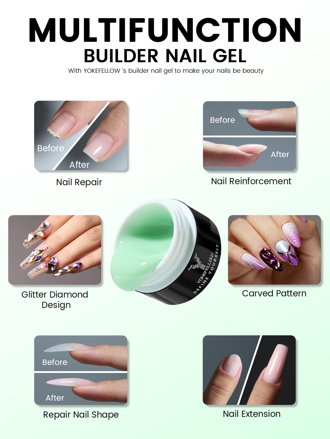 15G Nail Hard Extension Gel-YMH24