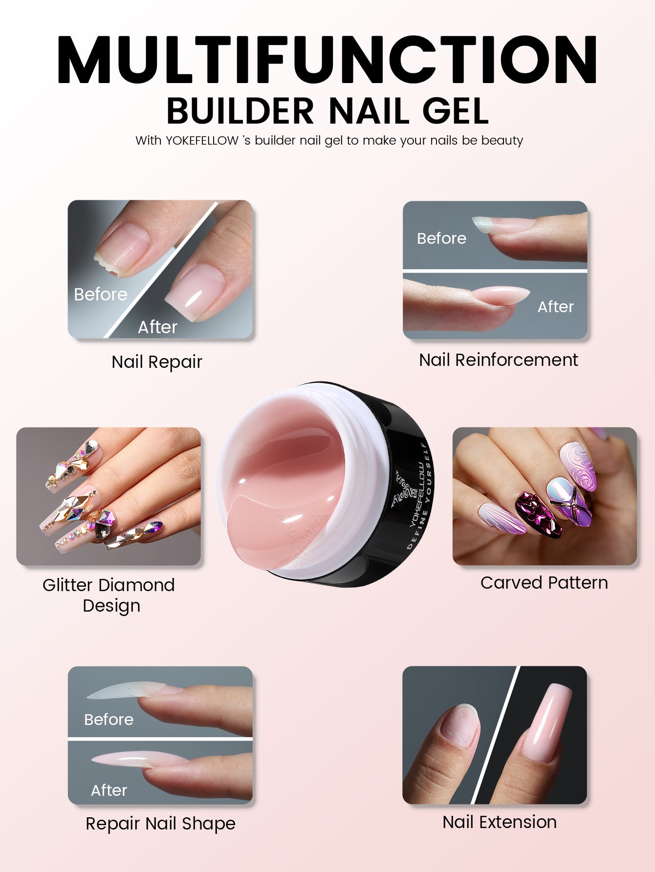 15G Nail Hard Extension Gel-YMH15