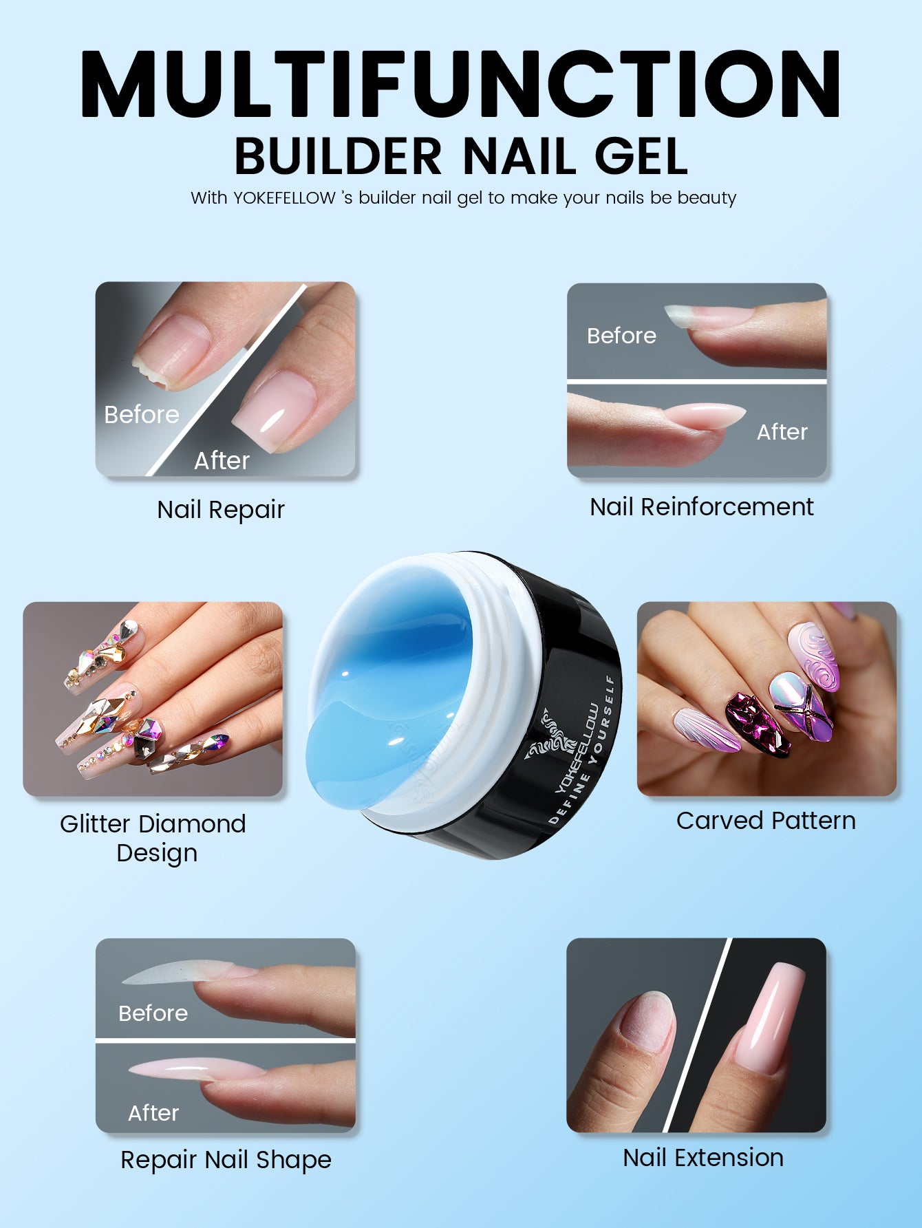 15G Nail Hard Extension Gel-YMH28