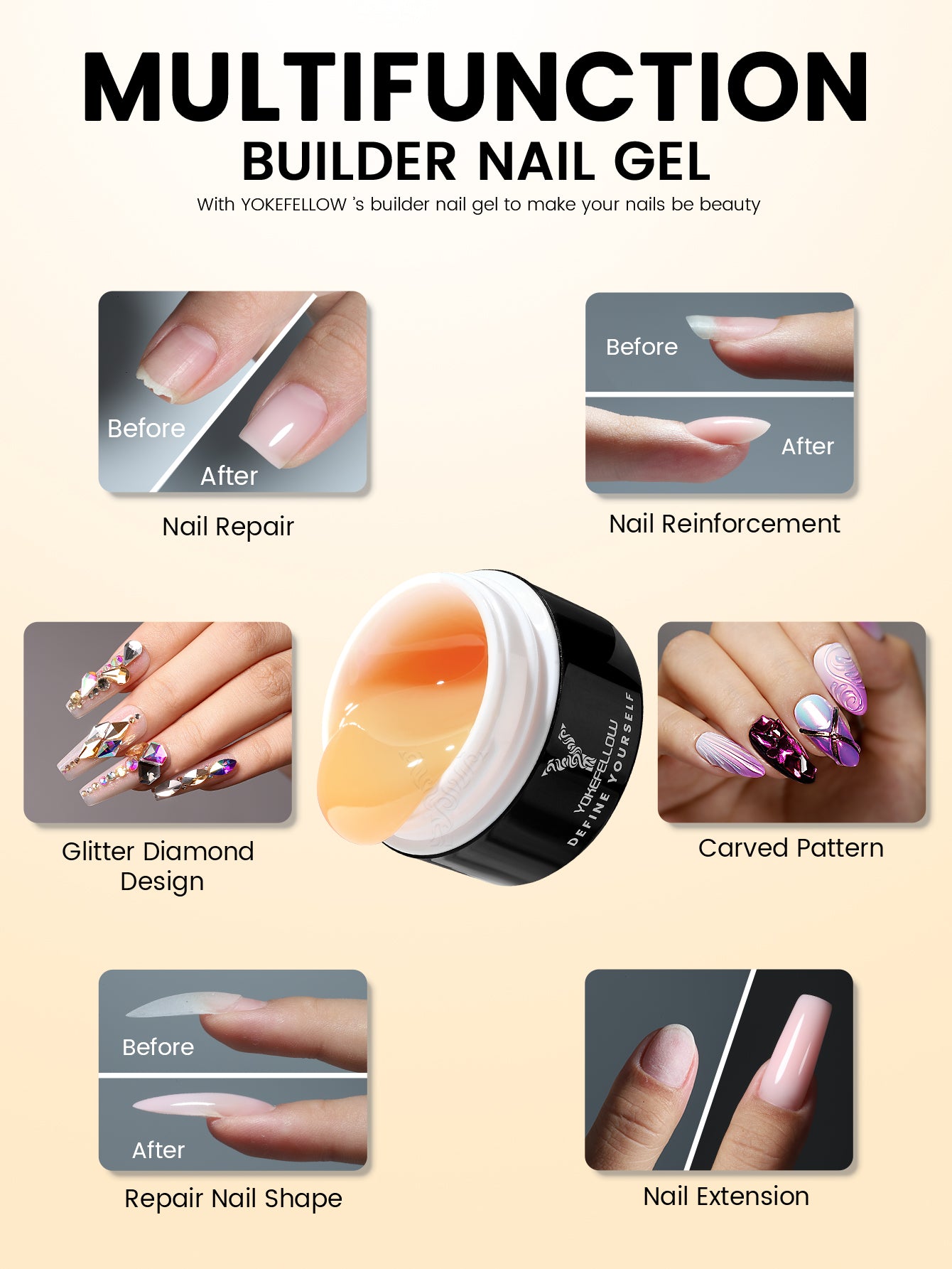 15G Nail Hard Extension Gel-YMH27